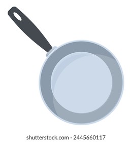 Handle frying pan icon cartoon vector. Home modern utensil. Gourmet coating