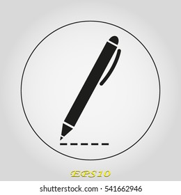 handle, icon, vector illustration EPS 10