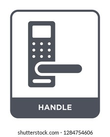 handle icon vector on white background, handle trendy filled icons from Smart home collection, handle vector illustration