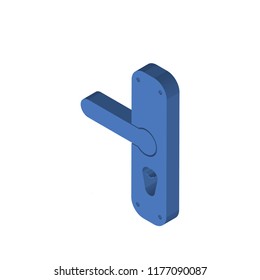 Handle isometric left top view 3D icon