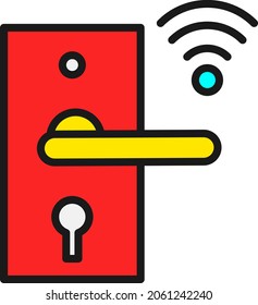 Diseño de iconos de vectores rellenos de línea de manejo
