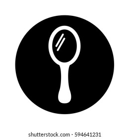 handle mirror isolated icon