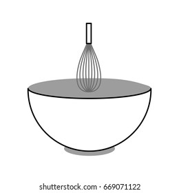 handle mixer with dish