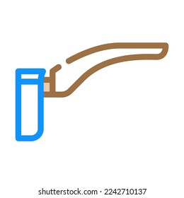 handle pot cooking color icon vector. handle pot cooking sign. isolated symbol illustration
