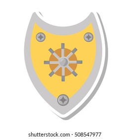 handle safe box isolated icon vector illustration design