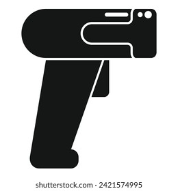 Handle scanner smart icon simple vector. Sign design city. Device cellular