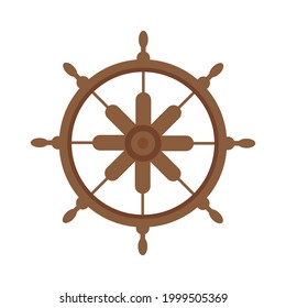 The handle of the ship's handle for the captain to direct the ship.