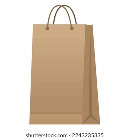 handle shopping bag mockup icon