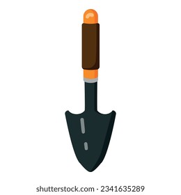 Handle shovel icon cartoon vector. Farm tool. Can fork