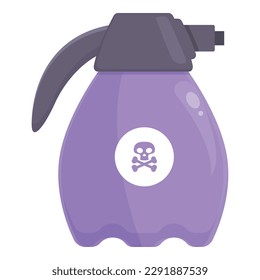 Handle Spritzen Symbol Cartoon Vektor. Pestizidspray. Schädlingsbekämpfung