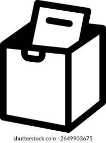 Handle Storage Box Icon in Isometric Style