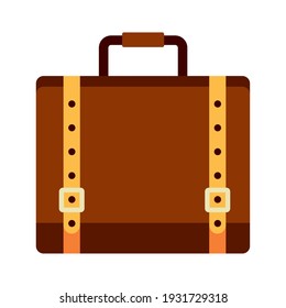 Handle Suitcase Travel Isolated Icon