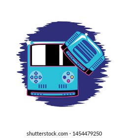 handle video game with console