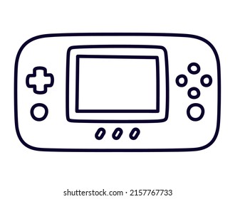 controlar la consola de videojuegos sobre blanco