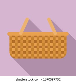 Manejar icono de mimbre. Icono vectorial de punto de empuje para diseño web