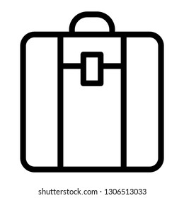 handle, work, briefcase, business, style, luggage, portfolio, sign, isolated, icon, baggage, office, bag, modern, object, button,