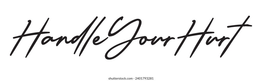 manipular el texto herido en fondo blanco.