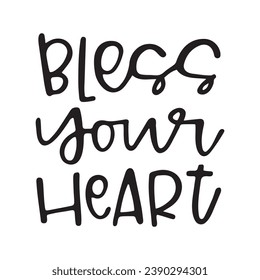 Bendiciones con letras a mano Cita de tu corazón