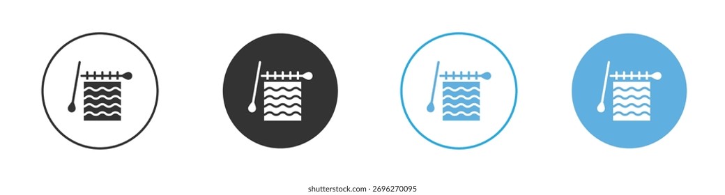 Handloom icon Logo Template Design set