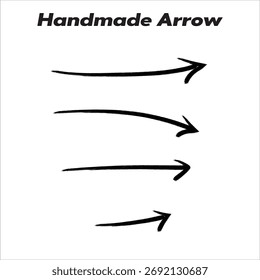Handmade arrow illustrations representing direction and guidance concepts