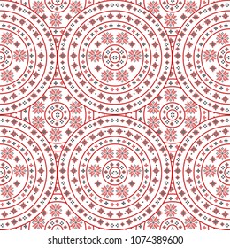 Handmade background with traditional ornament
