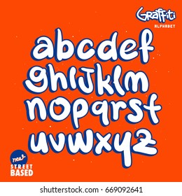 Handmade Bubble Graffiti Alphabet