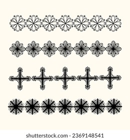 Handmade calligraphic decorative patterns pattern
