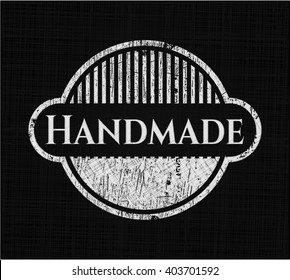 Emblema de tiza hecho a mano