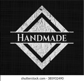 Handgefertigtes Chalkboard-Emblem