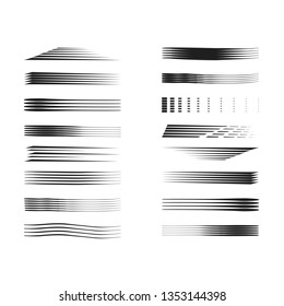 Handmade Collection Set Underline Vector