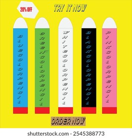 HANDMADE  COLORFUL PENCIL 2025 NEW DESIGN. COLORFUL PENCIL.