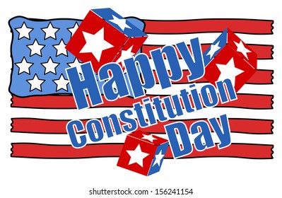 Handmade - Constitution Day Vector Illustration