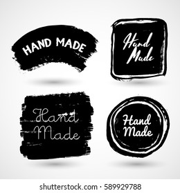 Handmade, crafts workshop, made with love icons