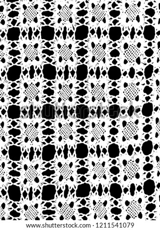 Handmade doily background texture grunge. Crocheted motive. Oval tablecloth with flowers.