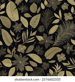 Handmade Floral Design Featuring a Blend of Gentle Colors and Intricate Leaf Patterns on a Light Canvas.