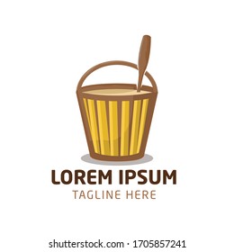 Handmade fresh milk vector