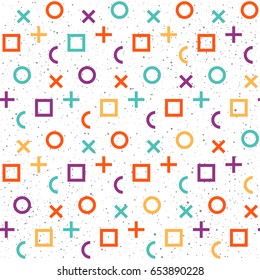 Handmade geometric seamless pattern for design card, invitation, t shirt, book, banner, poster, scrapbook, album, textile fabric, garment, bag print etc. 