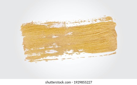 Handmade golden Brush stroke, Golden Brush