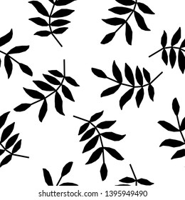 Handmade graphic flowers seamless pattern. Abstract flowers for design brthday card, modern party invitation, spring or summer season shop sale, holiday advertising, bag print, t shirt etc.
