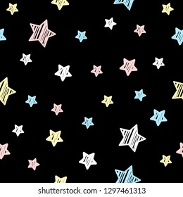 Handmade graphic seamless pattern. Abstract swatch for design brthday gift card, modern party invitation, season shop sale, holiday advertising, wrapping paper, bag print, t shirt etc.