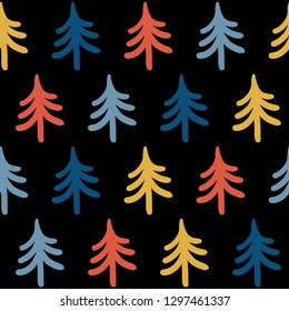 Handmade graphic seamless pattern. Abstract swatch for design brthday gift card, modern party invitation, season shop sale, holiday advertising, wrapping paper, bag print, t shirt etc.