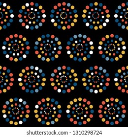 Handmade graphic seamless pattern. Abstract swatch for design brthday gift card, modern party invitation, season shop sale, holiday advertising, wrapping paper, bag print, t shirt etc.