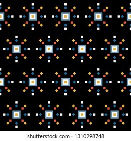 Handmade graphic seamless pattern. Abstract swatch for design brthday gift card, modern party invitation, season shop sale, holiday advertising, wrapping paper, bag print, t shirt etc.