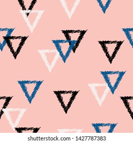 Handmade graphic seamless pattern. Abstract swatch for design brthday gift card, modern party invitation, season shop sale, holiday advertising, wrapping paper, bag print, t shirt etc.