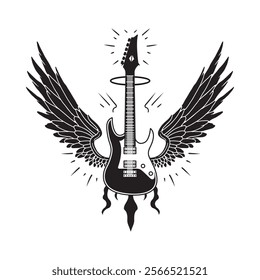 HANDMADE GUITAR BEST VECTOR LOGO