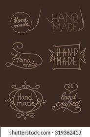 Handmade hand drawing icons