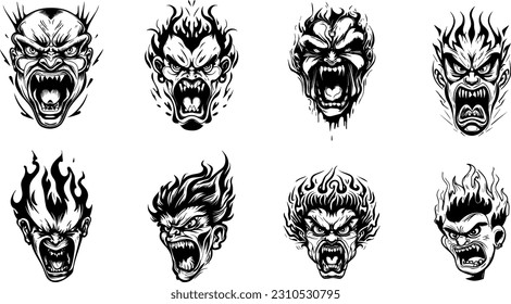 a hand-made illustration of tattoo designs