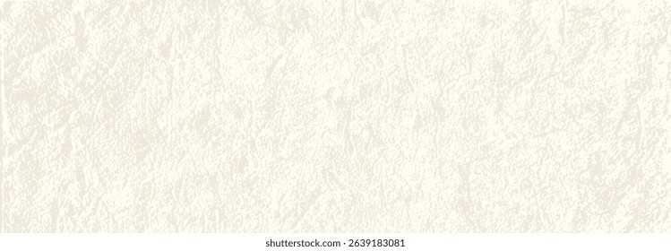 Handmade Japanese washi paper background. Tiny speckle fiber texture pattern. Organic unbleached craft paper texture. Off-white bg. Cream color hand-made banner backdrop. Light beige sand grain effect