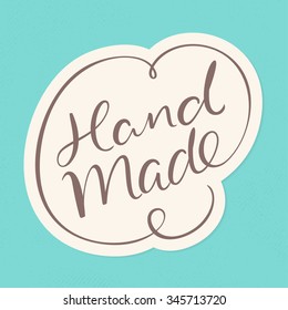 Handmade label.