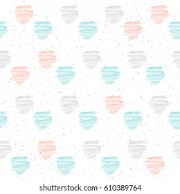 Handmade line seamless pattern background. Abstract blue, grey and pink colored pattern for card, invitation, wallpaper, album, scrapbook, holiday wrapping paper, textile fabric, garment, t-shirt etc